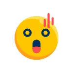 Emoticon Emotion Expression Shock Smiley SVG Icon